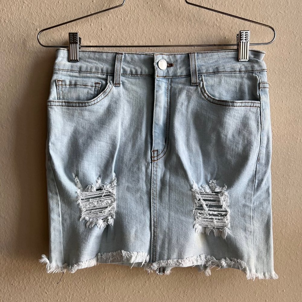 Denim Skirt / Size M